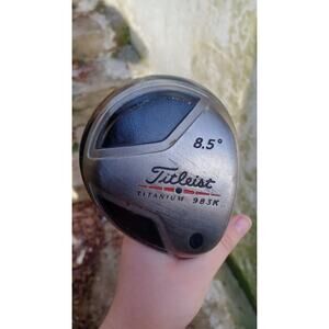 Titleist Titanium 983k 8.5 Degrees S-Flex Pre-Owned Golf Pride Grip Right Hand